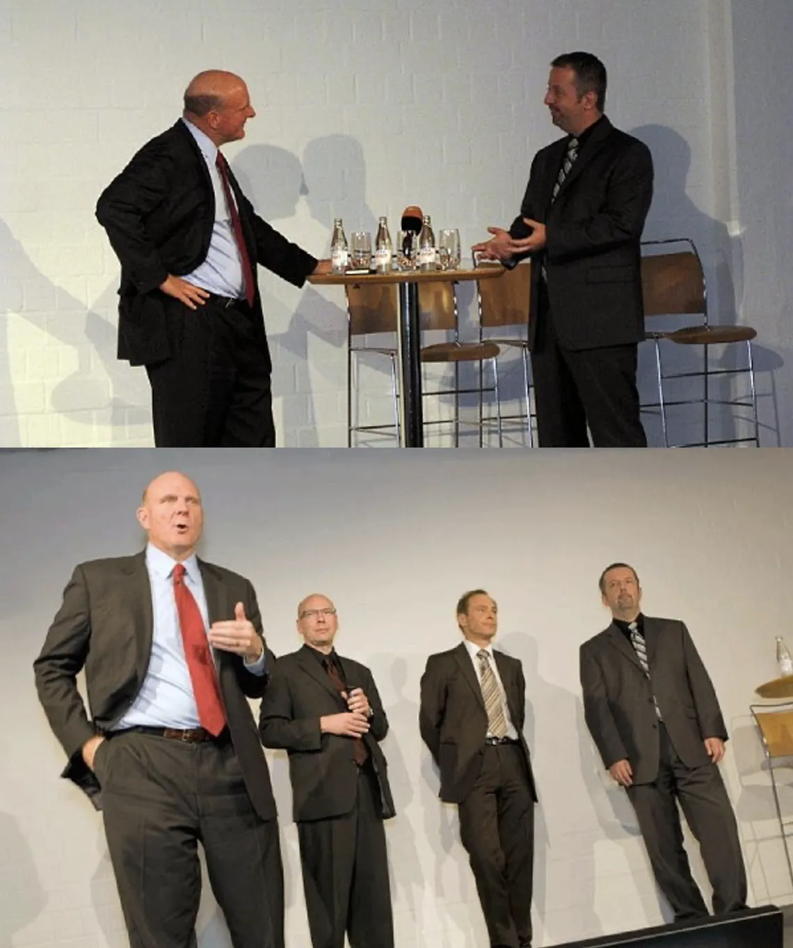 Damir Tomicic at Introducing Windows 7 German Premiere keynote with Microsoft CEO and BMW CTO